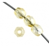 Fire polished 4mm Crystal Light Gold Luster Fire polished 4mm Crystal Light Gold Luster